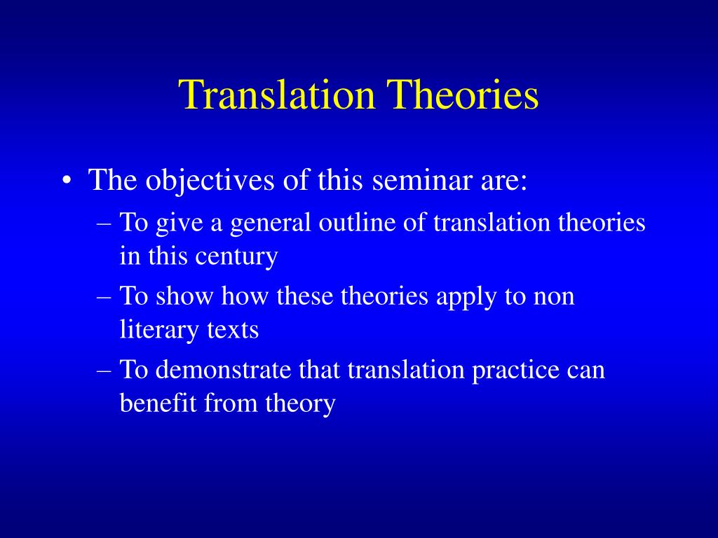 the theory and practice of translation pdf